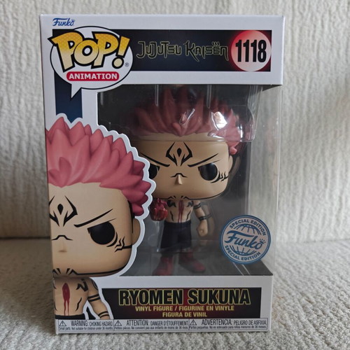 Funko Pop Jujutsu Kaisen Ryomen Sukuna 1118 Special Edition with Protector new