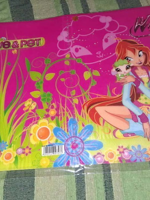 Winx Club vintage A4 school folder, Paxos