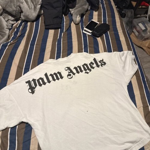 Palm Angels T Shirt like new, white, size L