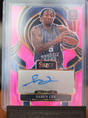 Κάρτα Saben Lee Autograph Pink Prizm σαν καινούργιο