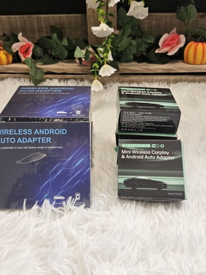 Mini Wireless Adapters for Car New, Wireless CarPlay and Android Auto