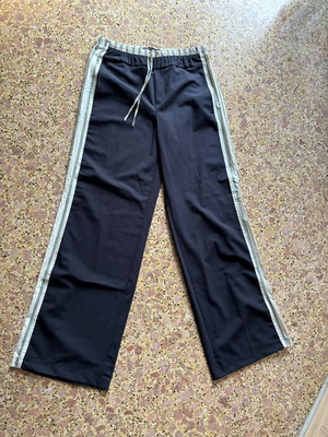 Women's wide leg fabric pants Zara like new, size Small, blue