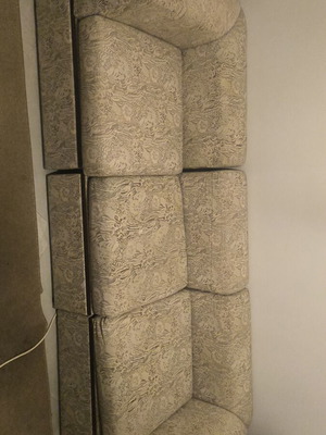 Three-seater sofa used, 3 pieces, 220x81x61cm