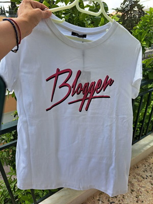 Γυναικεία μπλούζα T shirt καινούργιο, άσπρο, μέγεθος L