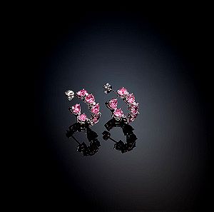 CHIARA FERRAGNI INFINITY LOVE J19AUV24 Silver Earrings With Pink Hearts