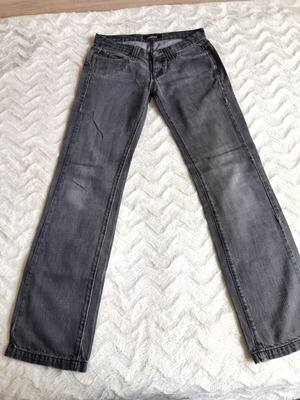 Gray women's jeans like new, cotton, size S/36/8