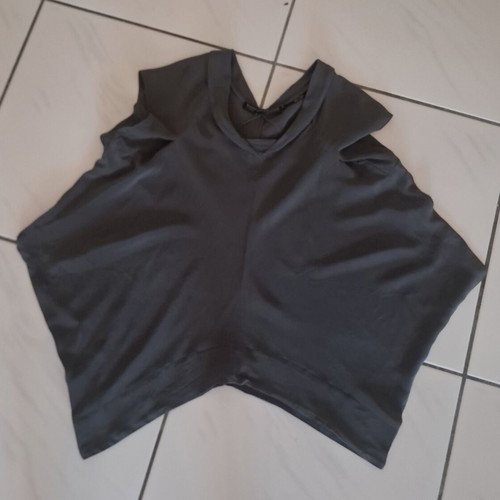 Allsaints silk blouse grey, like new, size S