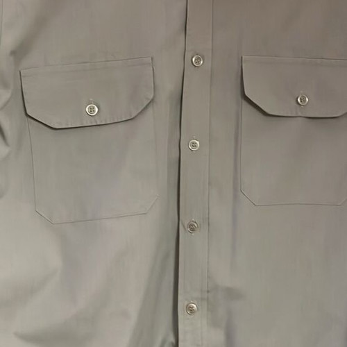 Khaki Shirt with Pockets and Epaulets New, Men's Military Style