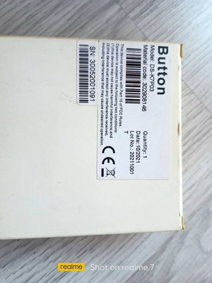 No Touch Contactless Button new, Hikvision