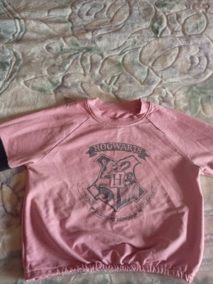 Φούτερ μπλούζα No Small με σχέδιο Harry Potter σαν καινούργιο, ροζ, μέγεθος S