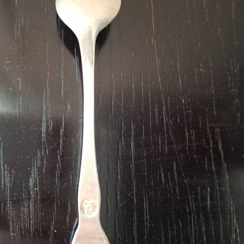 Dessert spoons silver 800, set of 6, like new