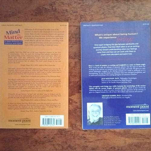 Fred Alan Wolf Collection of 8 Books on Quantum Physics and Consciousness like new