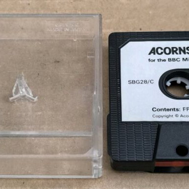 Free Fall Acornsoft for BBC Micro Model B cassette used