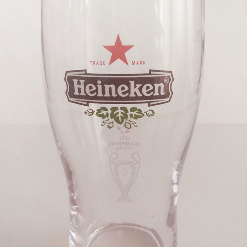 Ποτήρι μπύρας Heineken συλλεκτικό Champion League Αθήνα 2007 καινούργιο