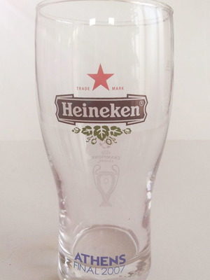 HEINEKEN CHAMPION LEAGUE ΑΘΉΝΑ 2007 ΣΥΛΛΕΚΤΙΚΌ ΠΟΤΉΡΙ ΜΠΥΡΑΣ