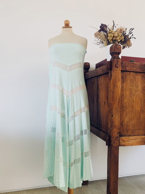 Strapless jumpsuit Ioanna Kourbela like new, knitted cotton