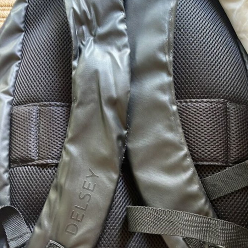Delsey backpack used, zipper needs repair