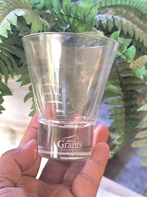 Grant's whiskey glasses set of 8, new, collectible