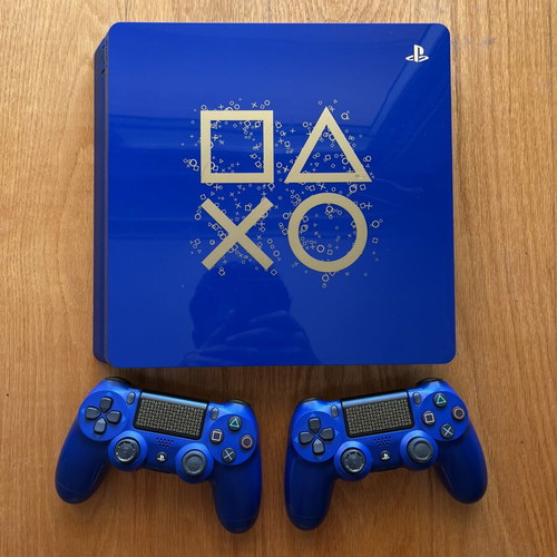 PlayStation 4 Slim 500GB Days of Play Blue Limited Edition used