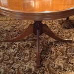 EXTENDABLE TABLE, WALNUT, 1980s