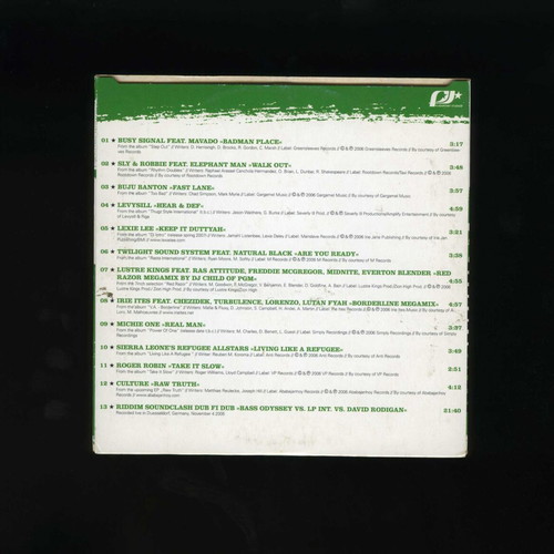 Riddim CD #06 Reggae Dancehall Tunes Culture used