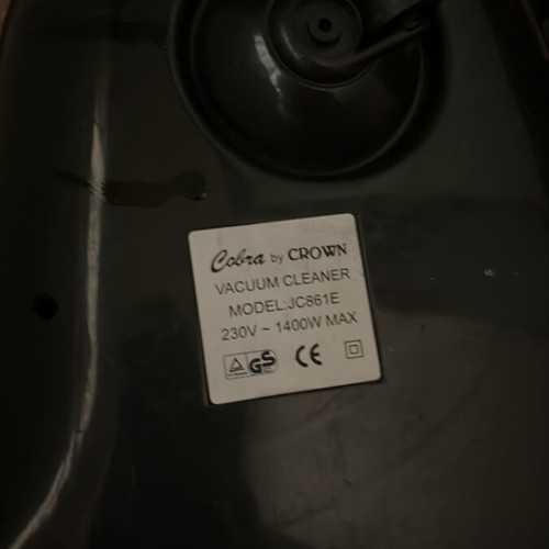 Cobra by Crown vacuum cleaner 1400W JC861E model