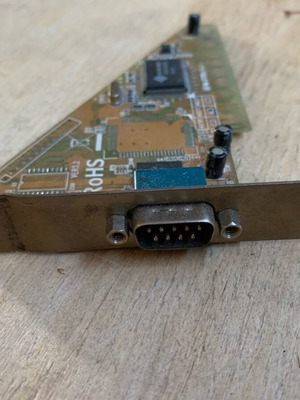 Pci to serial port RS232 употребяван