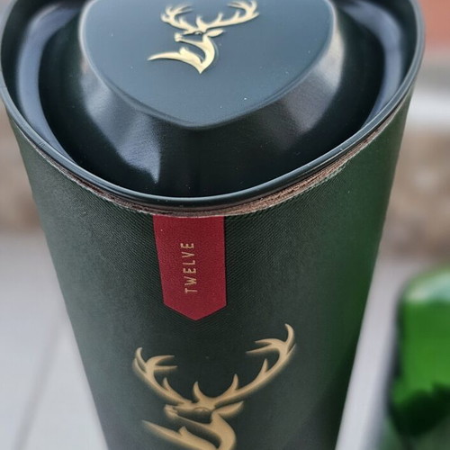 Glenfiddich whisky bottle with case used, empty for decoration