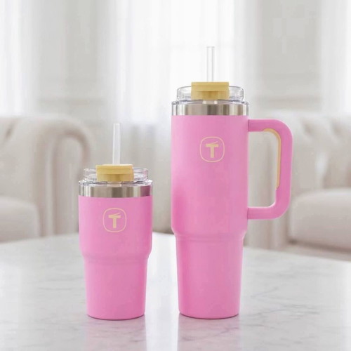 Tupperware Big T thermos 1.1 L + 630 ml set with 2 lids