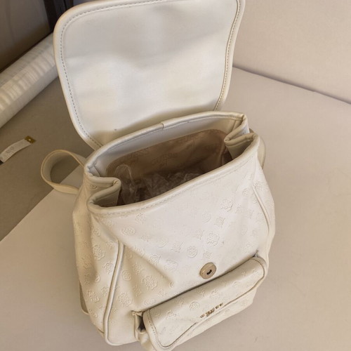 Guess women's backpack like new, white
