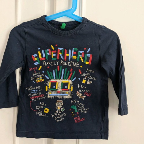 United Colors of Benetton long-sleeve shirt 82 cm like new