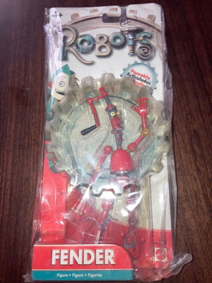 Fender figure from Robots movie new, sealed