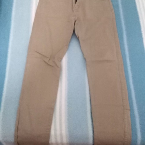 Bershka men's skinny pants beige size M used