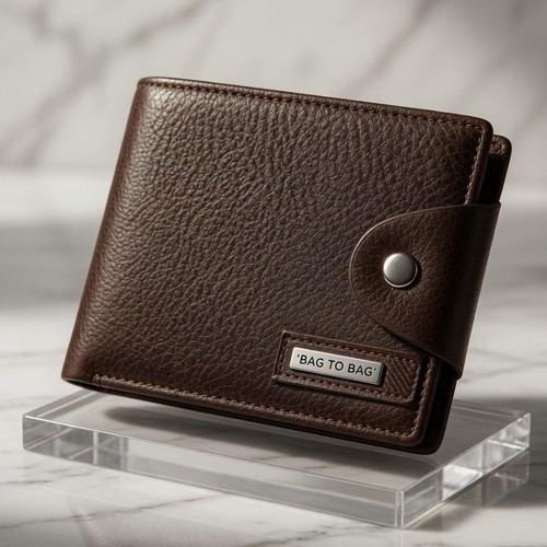 Men's wallet BAG TO BAG brown new Secure Classic leather