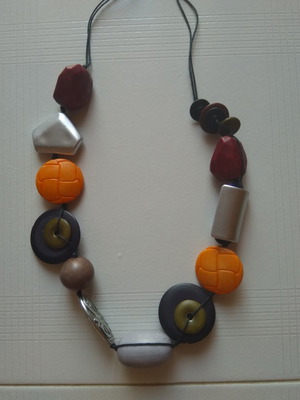 Pendant necklace multicolor new
