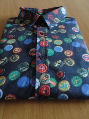 Desigual men's shirt XL like new, 100% cotton, colorful