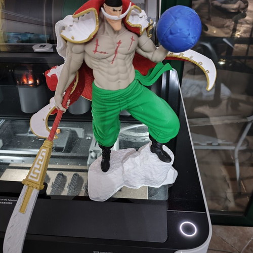 Pirate Whitebeard figure 3D printed in PLA 30 cm made to order