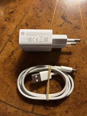 Xiaomi mobile charger used with Type C cable gift