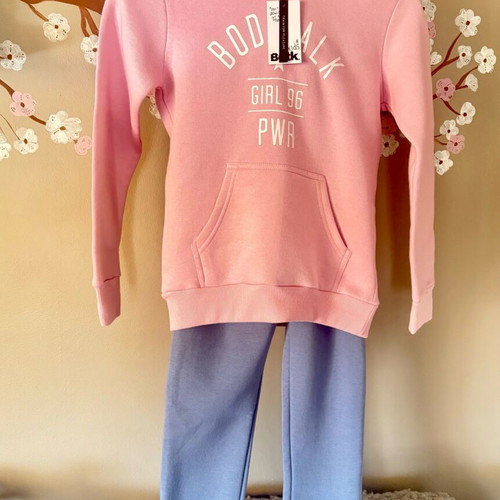 BodyTalk tracksuit set new for 12-year-old girl 152 cm, pink and purple