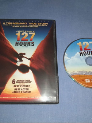 127 Ώρες DVD μεταχειρισμένο, περιπέτεια με υπότιτλους