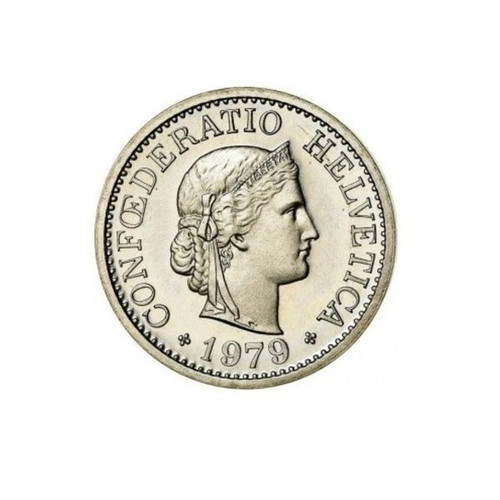 10 Rappen Switzerland coin like new 1975
