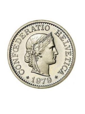 10 Rappen Switzerland coin like new 1975