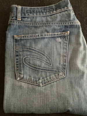 Sixty jeans used, blue, size 34 waist 33 length