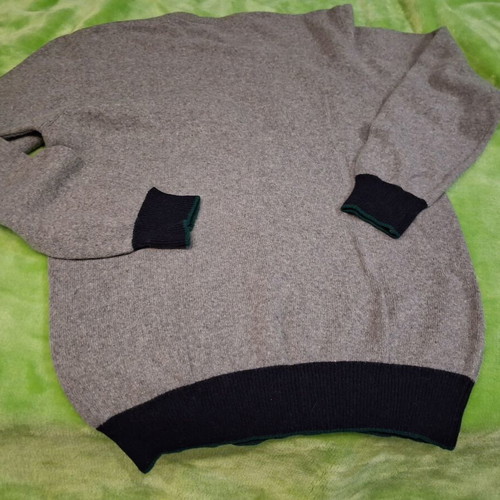 Berto Lucci men's gray pullover like new size L