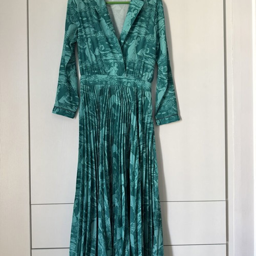 Karavan dress small used, green and turquoise