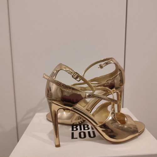 Bibi Lou pink gold sandals used, size 39