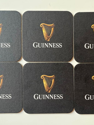 Guinness beer coasters set of 6 new