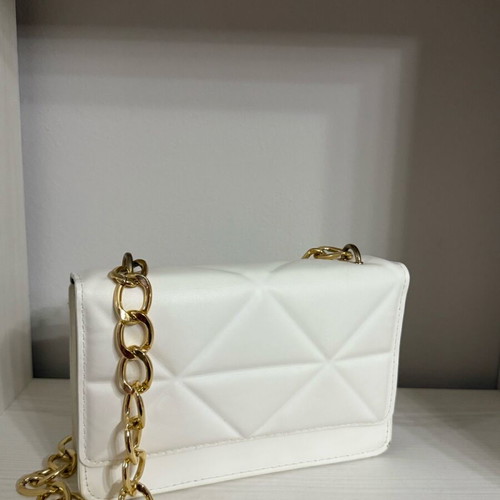 Shoulder bag like new, white