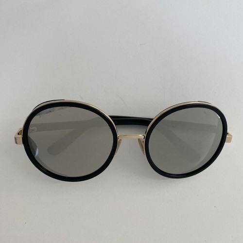 Jimmy Choo Andie/S J7QM3 round glitter sunglasses