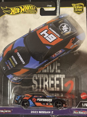 Hot Wheels Premium 2023 Nissan Z Forsberg Slide Street 2 sealed blister